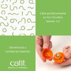 Catit Senses 2.0 Bola Luminosa -Mascotas Productos Tienda 43160 fireball product 2 768x768 1
