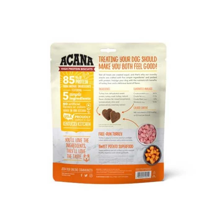 Acana Snacks Alto En Proteína Pavo Large Breeds 225 Gr 4 Acana Snacks Alto En Proteína Pavo Large Breeds 225 Gr - Imagen 2