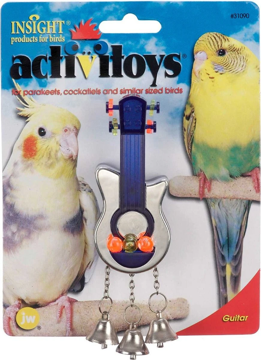 Juguete Active Toy Guitar Para Aves JW 3 Juguete Active Toy Guitar Para Aves JW
