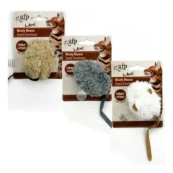 Juguete Wooly Mouse Con Sonido -Mascotas Productos Tienda afp wooly mouse 1