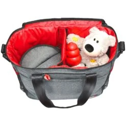 Bolso De Viaje Con Bowls "Kong Travel" 5pc -Mascotas Productos Tienda bolso viaje bowls kong 03