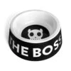 Bowl "I'm The Boss" Zee.Dog Negro -Mascotas Productos Tienda boss bowl black 1