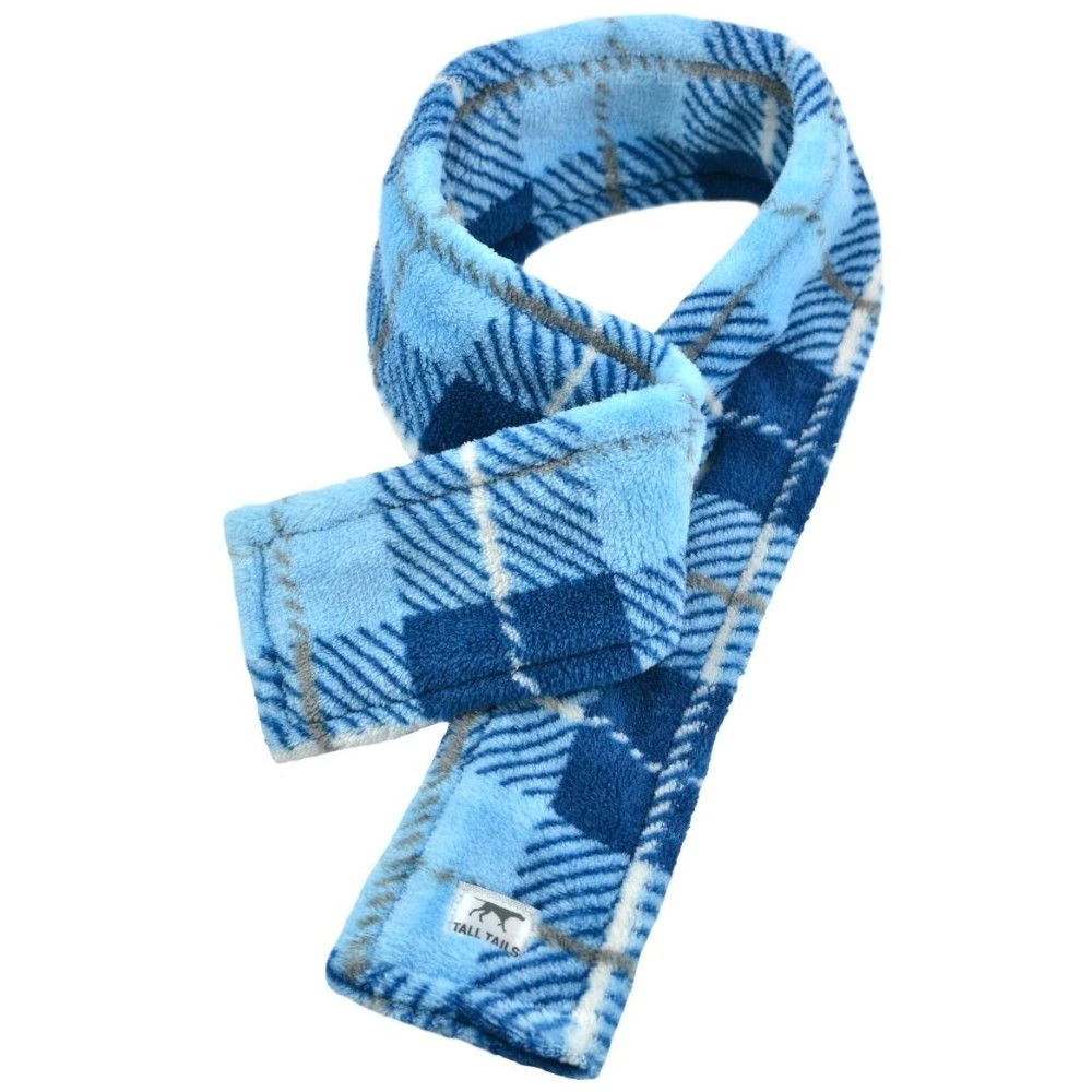 Bufanda De Lana Para Perros Cuadros Azul 3 Bufanda De Lana Para Perros Cuadros Azul