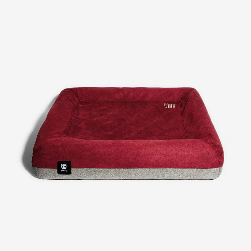 Funda Cama "Burgundy/Grey" Zee.Dog 6 Funda Cama "Burgundy/Grey" Zee.Dog - Imagen 4