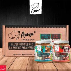 Ama Alimento Húmedo Esterilizado Mixto Pollo Atún Y Vacuno Para Perros