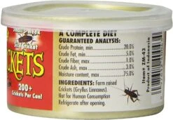 Mini Grillos En Lata "Can O' Mini Size Crickets" -Mascotas Productos Tienda can o mini cricket 4