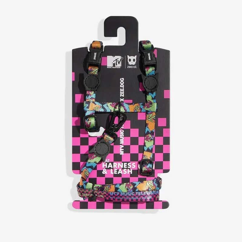 Set Arnés Y Correa Para Gatos "MTV" Zee.Cat 3 Set Arnés Y Correa Para Gatos "MTV" Zee.Cat