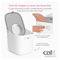 Catit Baño Sanitario PIXI Para Gatos -Mascotas Productos Tienda catit pixi bano 2