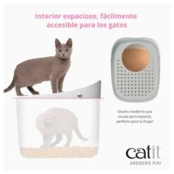 Catit Baño Sanitario PIXI Para Gatos -Mascotas Productos Tienda catit pixi bano 4