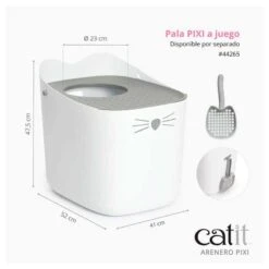 Catit Baño Sanitario PIXI Para Gatos -Mascotas Productos Tienda catit pixi bano 6