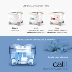 Fuente Bebedera Smart Pixi Catit -Mascotas Productos Tienda catit pixi bebedero 5