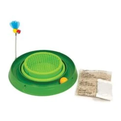 Circuito "Play" Pelota Con Pasto Para Gatos -Mascotas Productos Tienda catit play 3