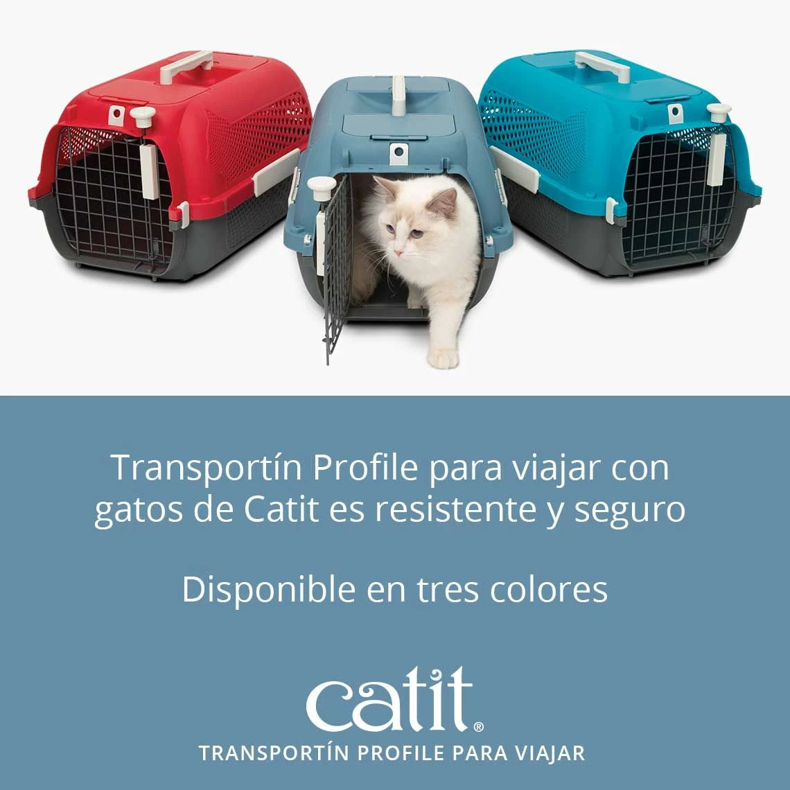 Jaula Transportadora Para Gatos Catit 4 Jaula Transportadora Para Gatos Catit - Imagen 2