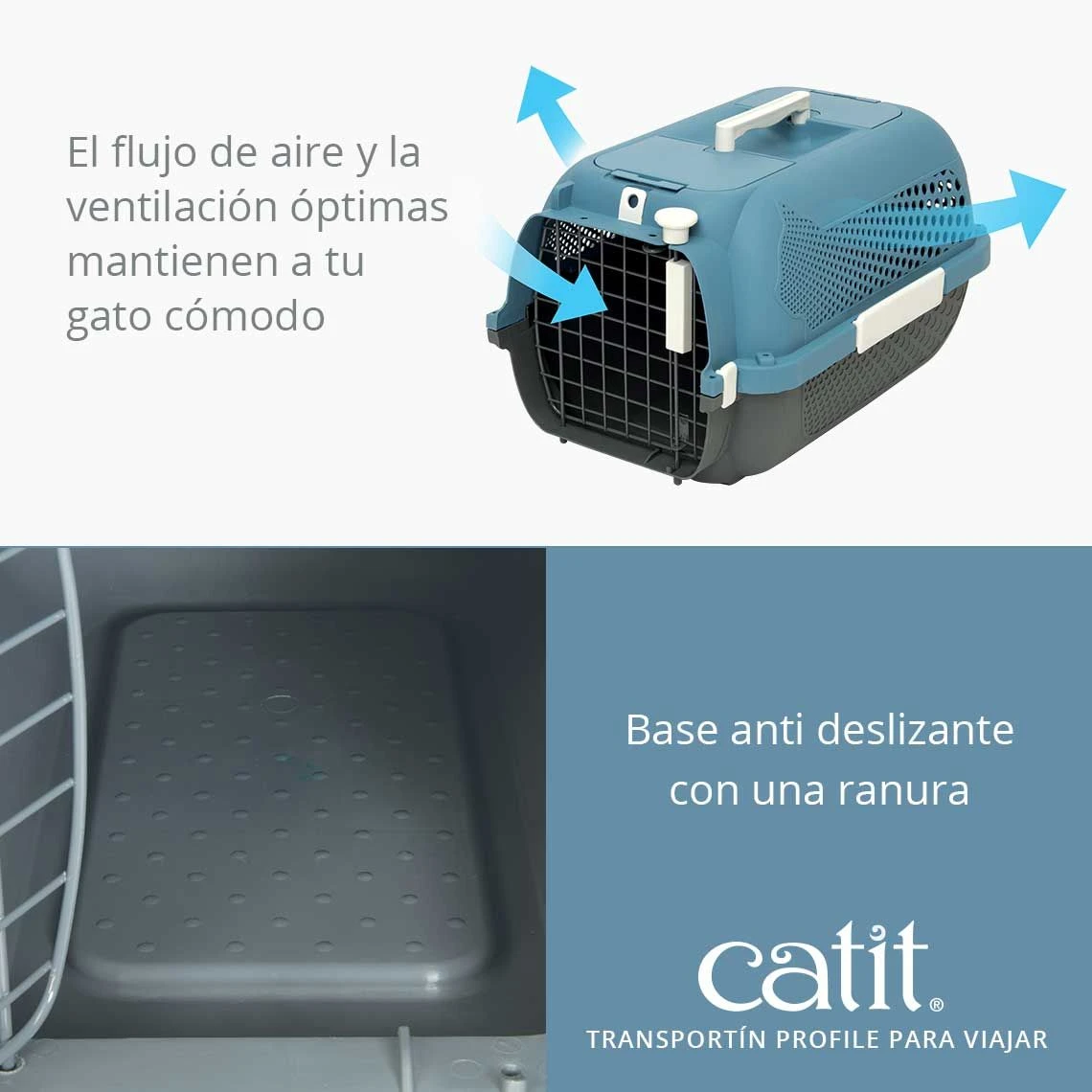 Jaula Transportadora Para Gatos Catit 6 Jaula Transportadora Para Gatos Catit - Imagen 4