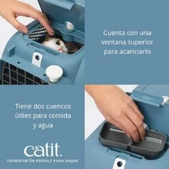 Jaula Transportadora Para Gatos Catit 12 Jaula Transportadora Para Gatos Catit -Mascotas Productos Tienda catit transporte 5