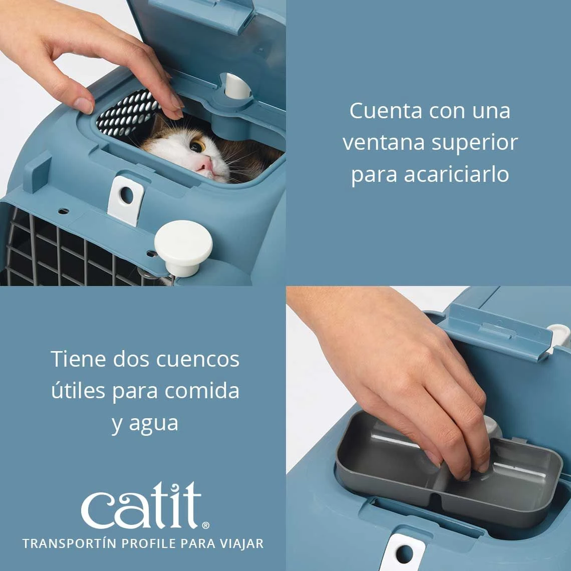 Jaula Transportadora Para Gatos Catit 7 Jaula Transportadora Para Gatos Catit - Imagen 5