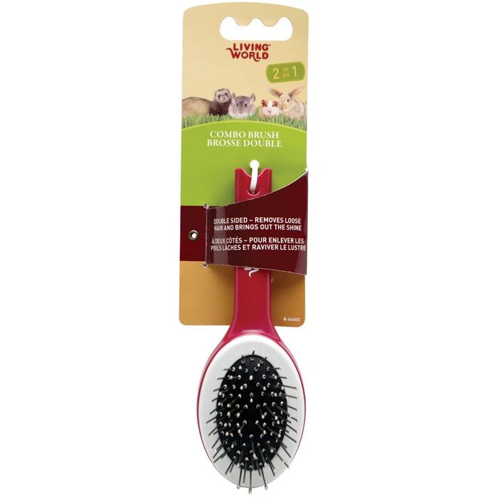 Cepillo "Dos En Uno" Para Pequeños Animales 3 Cepillo "Dos En Uno" Para Pequeños Animales