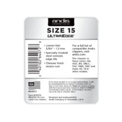 Cuchilla Desmontable Andis Ultraedge Tamaño 15 -Mascotas Productos Tienda cuchilla desmontable 15 andis 03
