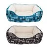 Dogit Dreamwell Cama Rectangular "Woof & Bone"