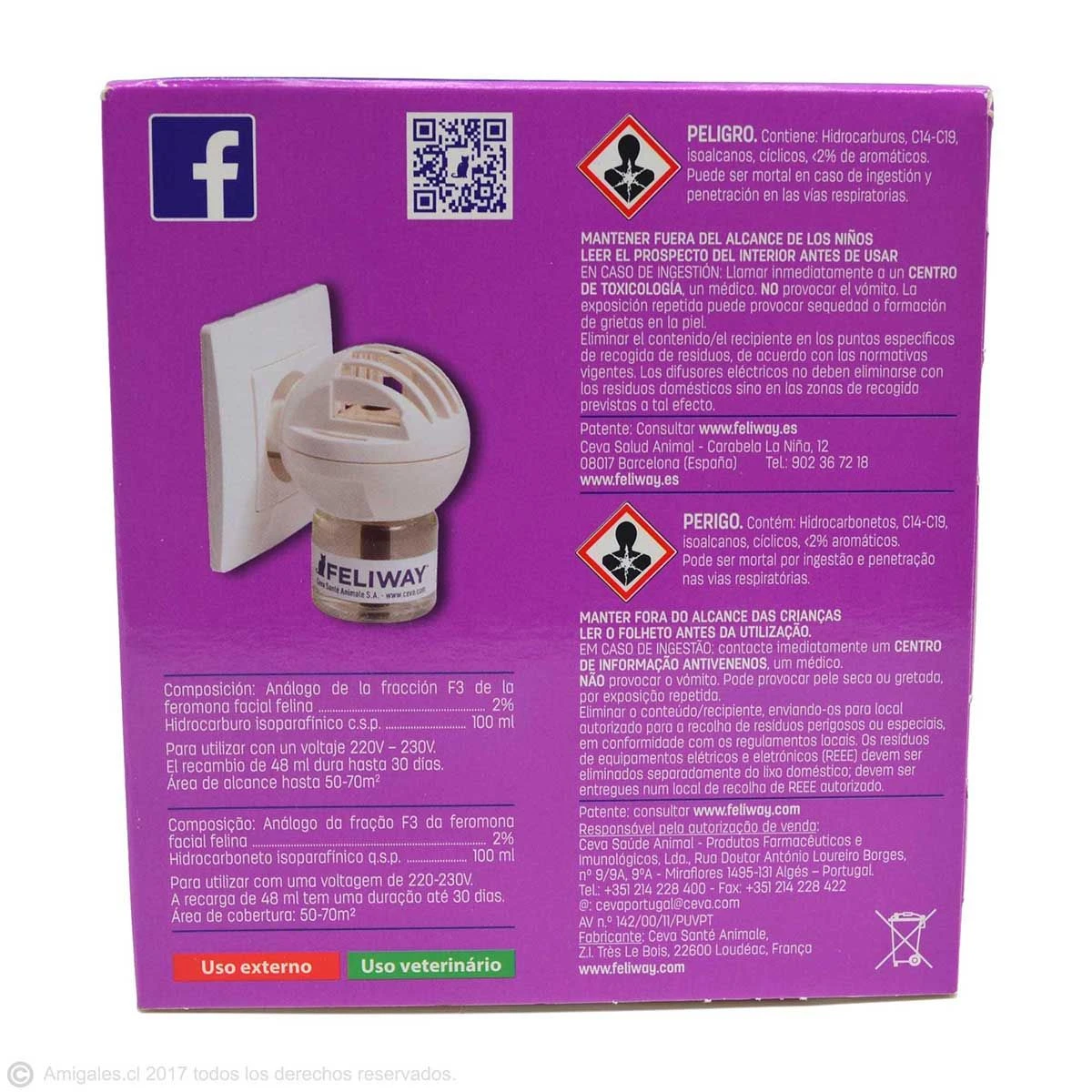 Feliway Classic Difusor Y Repuesto 4 Feliway Classic Difusor Y Repuesto - Imagen 2