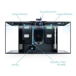 Acuario Marino Fluval Sea Flex 123 L -Mascotas Productos Tienda fluval flex marino 123 4