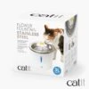 Bebedero De Flor Acero Inoxidable Catit 2.0 -Mascotas Productos Tienda fuente floral 6