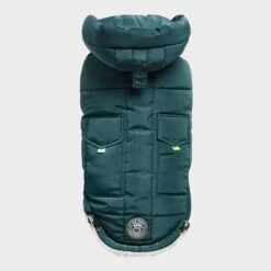 Parka Super Puff Verde Azulado