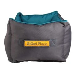 Cama Cuadrada Gigwi -Mascotas Productos Tienda gigwi gris 2