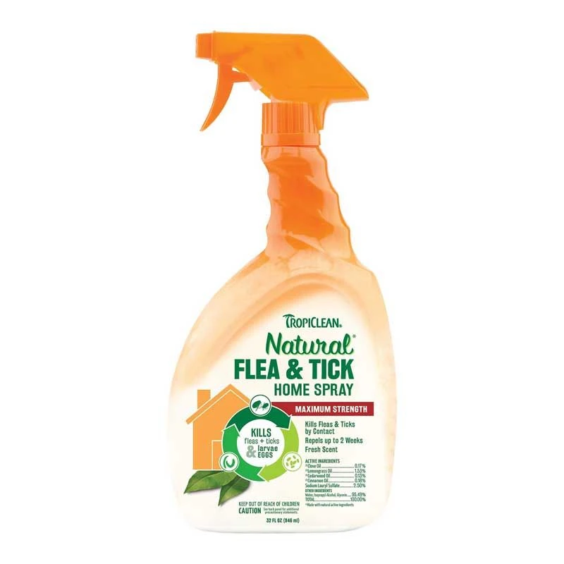 Home Spray TropiClean Natural: "Flea & Tick" Para El Hogar 3 Home Spray TropiClean Natural: "Flea & Tick" Para El Hogar