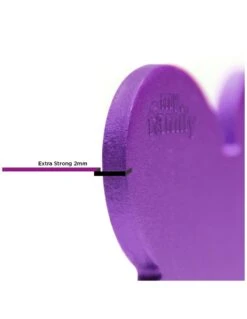 Placa Basic Corazón Aluminio "My Family" Grande Morada -Mascotas Productos Tienda id tag basic collection big heart purple in aluminum