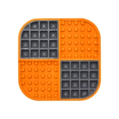 LickiMat Slomo Para Perros -Mascotas Productos Tienda lickimat slomo naranja 1 1
