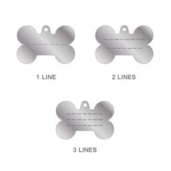 Placa Handmade Hueso "My Family" Grande Roja -Mascotas Productos Tienda lineas placa hueso handmade