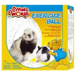 Bola De Ejercicio Para Pequeños Animales -Mascotas Productos Tienda living world exercise ball large 29cm for small pets rats mice guinea pig