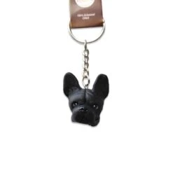 Llavero Bulldog Francés Negro