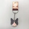Llavero Gato Blanco Gris -Mascotas Productos Tienda llavero gato gris blanco 1