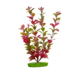 Planta Plástica Ludwigia Roja Marina Aquascaper