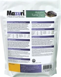 Mazuri "Turtle Diet" Para Tortugas Acuáticas -Mascotas Productos Tienda mazuri tortuga acua tica 2