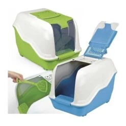 Baño Cerrado Netta Con Filtro Y Pala -Mascotas Productos Tienda mps bano netta 2