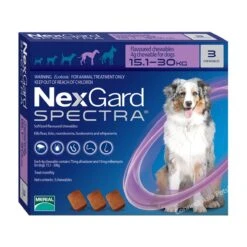 Nexgard Spectra Antiparasitario - 3 Tabletas 13 Nexgard Spectra Antiparasitario - 3 Tabletas -Mascotas Productos Tienda nexgard spectra 15 a 30 3