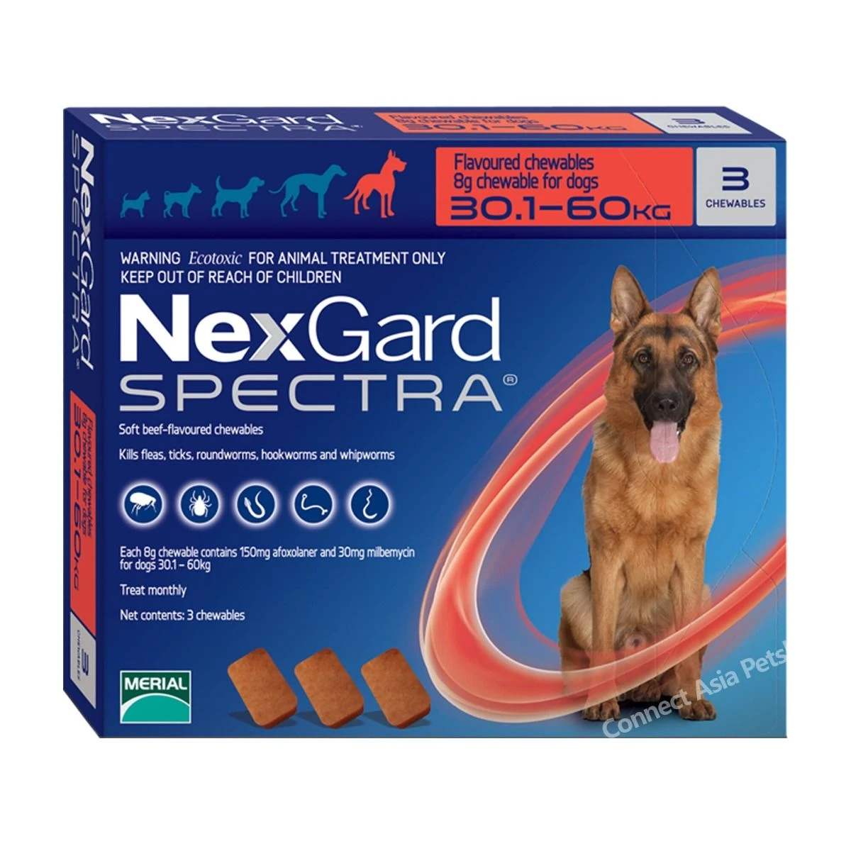 Nexgard Spectra Antiparasitario - 3 Tabletas 8 Nexgard Spectra Antiparasitario - 3 Tabletas - Imagen 6