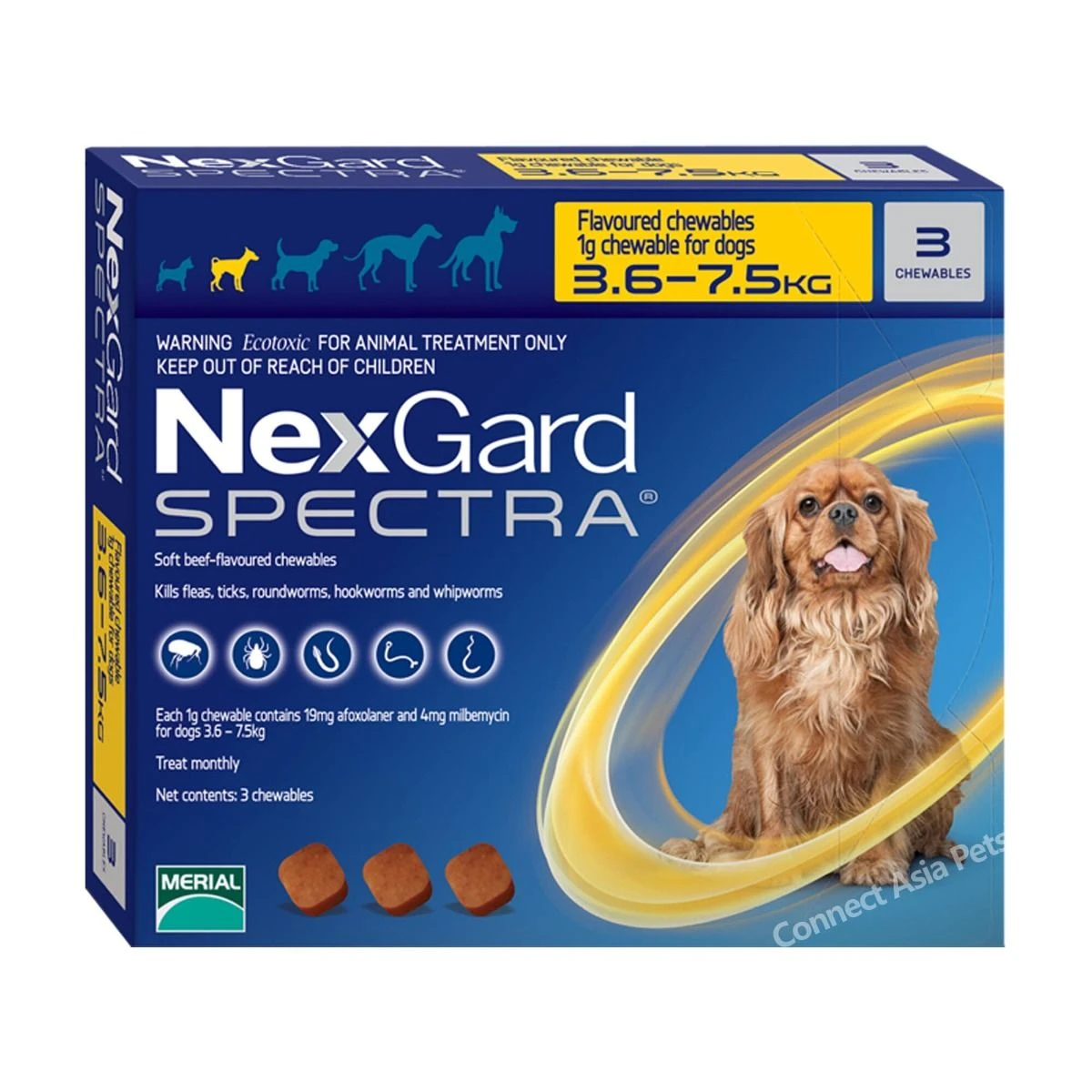 Nexgard Spectra Antiparasitario - 3 Tabletas 5 Nexgard Spectra Antiparasitario - 3 Tabletas - Imagen 3
