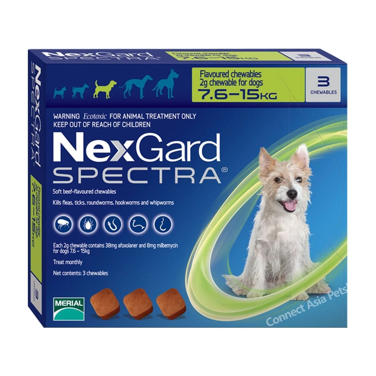 Nexgard Spectra Antiparasitario - 3 Tabletas 6 Nexgard Spectra Antiparasitario - 3 Tabletas - Imagen 4