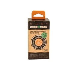 Bolsas Biodegradables Esencia Naranja "Poop Bags" -Mascotas Productos Tienda orange bags 3