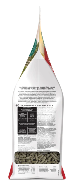 Oxbow "Essentials" Alimento Para Chinchilla -Mascotas Productos Tienda oxbow chinchilla 3