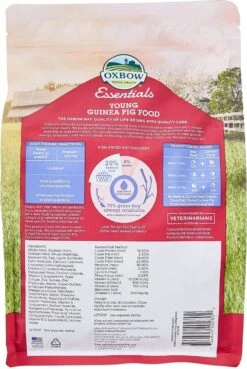 Oxbow "Essentials" Alimento Para Cuy Joven -Mascotas Productos Tienda oxbow young guinea pig 2