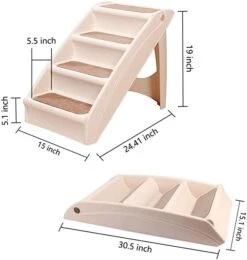 Escalera Para Mascotas -Mascotas Productos Tienda pawise petstair 6