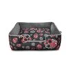 Play Cama Lounge Skull & Roses 2 Play Cama Lounge Skull & Roses -Mascotas Productos Tienda play cama lounge skull roses 1