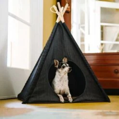 Play Carpa Teepee Classic Para Mascotas -Mascotas Productos Tienda play carpa teepet denim 3