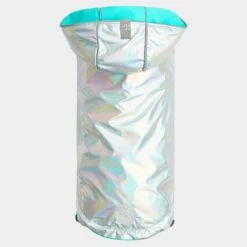 Impermeable Reversible Neon Aqua -Mascotas Productos Tienda raincoat neon aqua 2