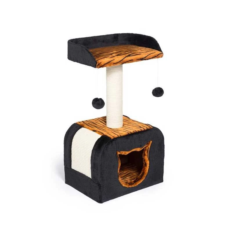 Rascador Con Guarida Kitty Power Paws Tigre 3 Rascador Con Guarida Kitty Power Paws Tigre